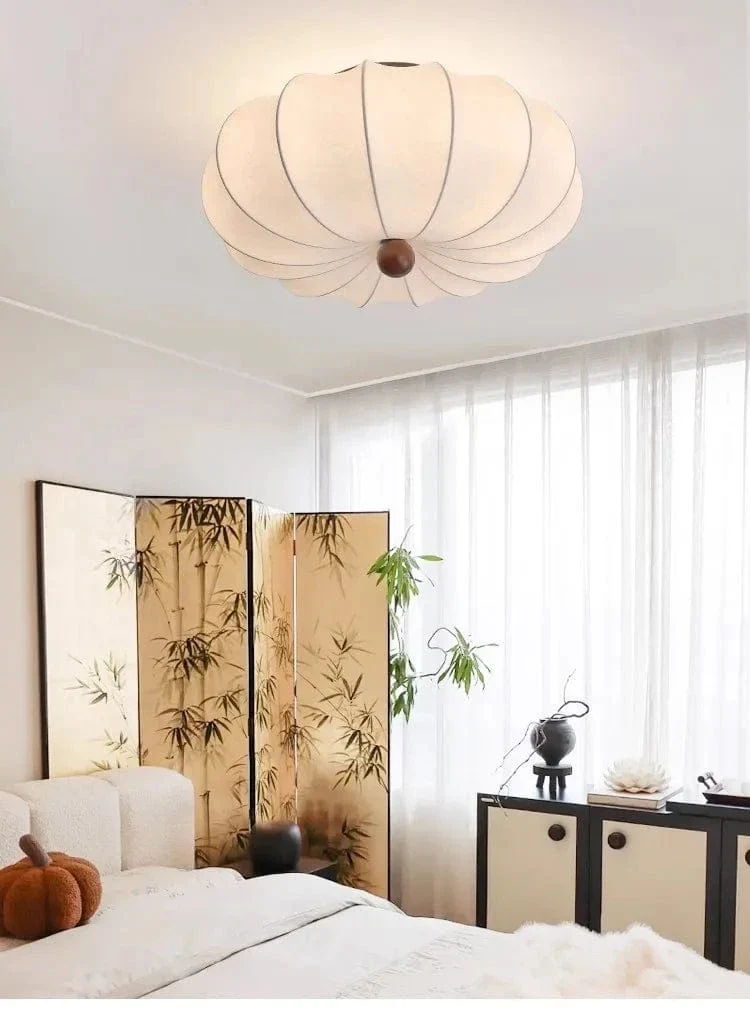 Plafonnier Blanc Nordique pour Salon