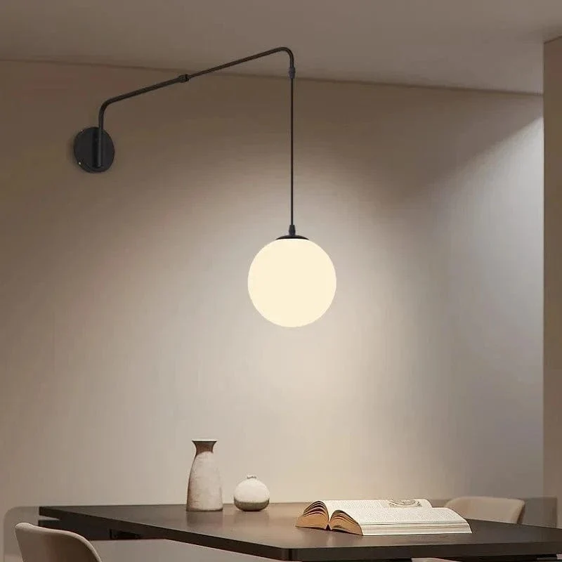 Suspension Globe Blanc