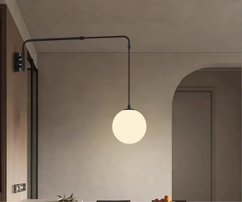 Suspension Globe Blanc
