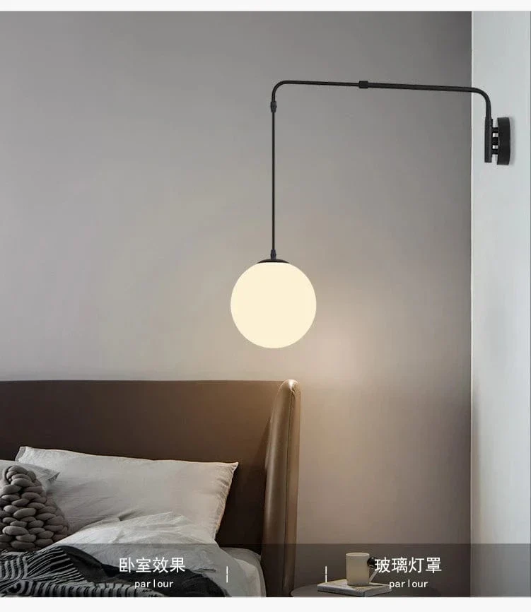 Suspension Globe Blanc
