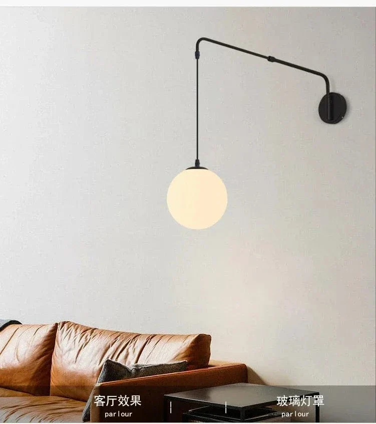 Suspension Globe Blanc