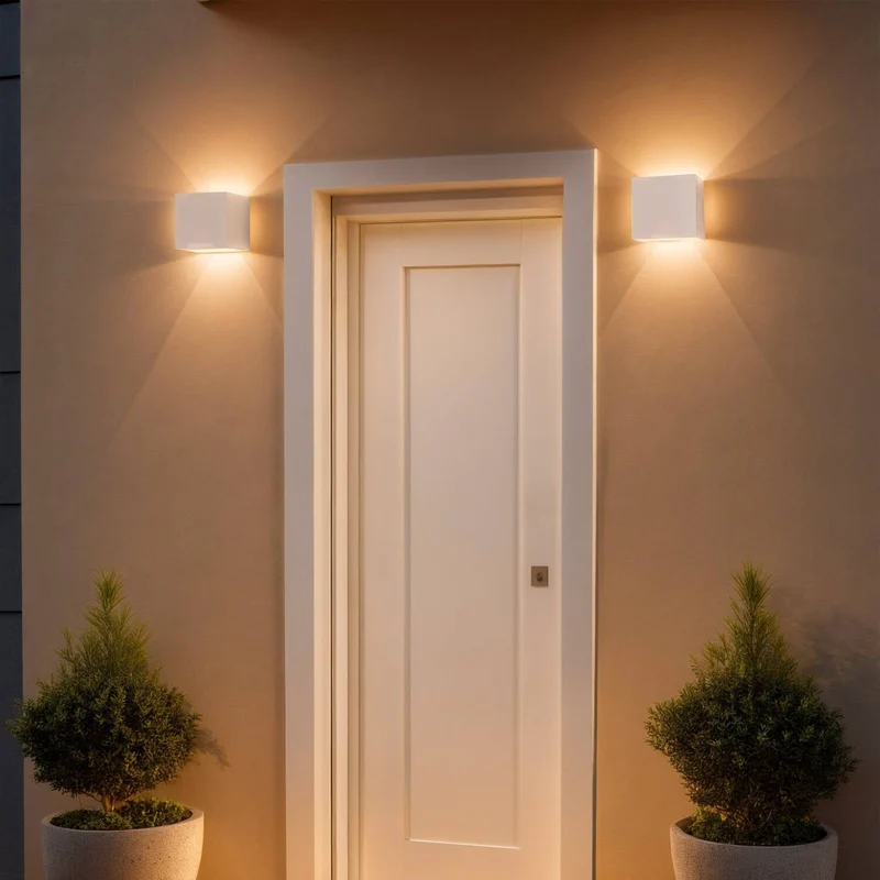 Applique Exterieur Gris Clair