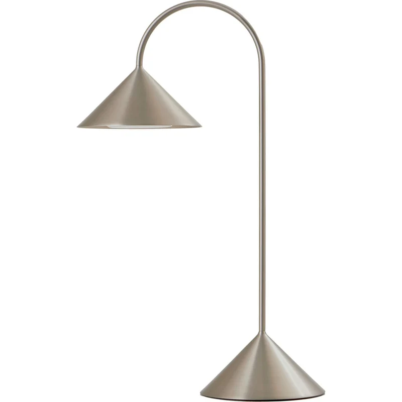 GRASP BORDLAMPE H47 BØRSTET RUSTFRIT STÅL PORTABLE