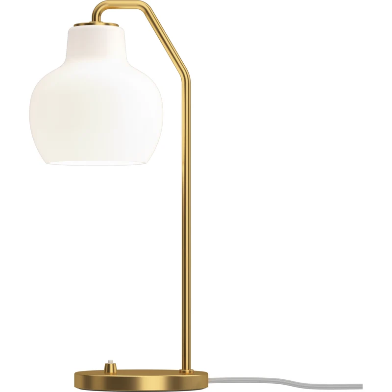VL RINGKRONE - BORDLAMPE - MESSING/OPAL GLAS