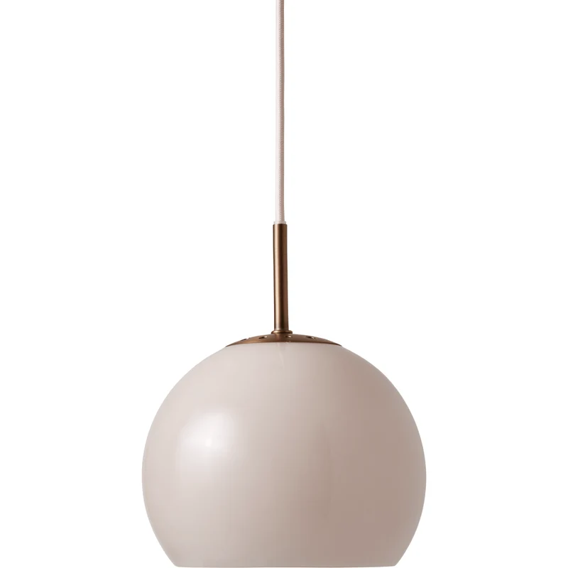 BALL PENDEL GLAS Ø25 CAPPUCCINO