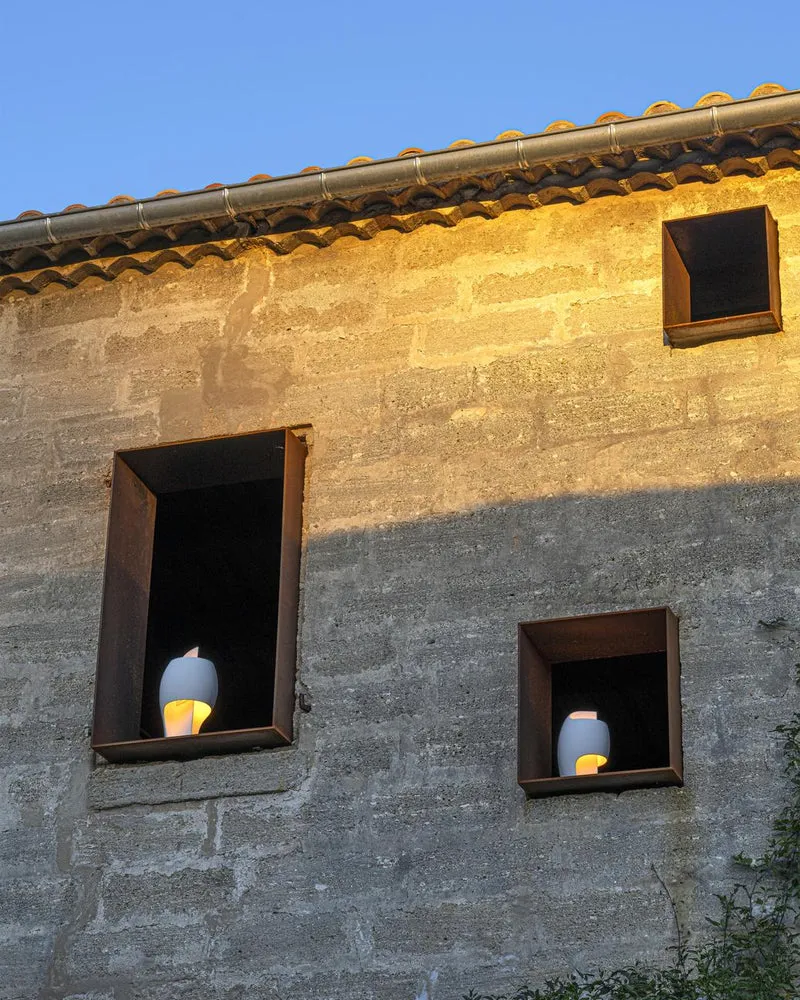 DCWéditions Grande B Bordlampe - Gypsum/Aluminium