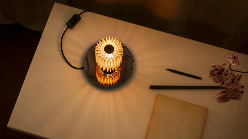 DCWéditions In The Sun 220 Bordlampe - Silver/Gold