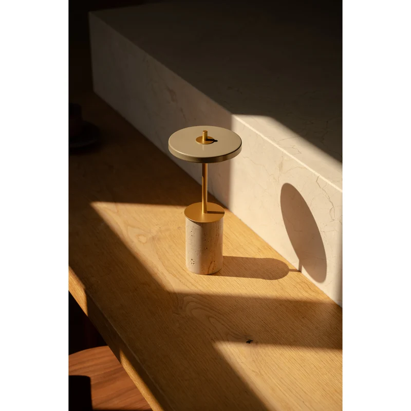 ASTERIA MOVE MINI CLAY TRAVERTINE MESSING PORTABLE