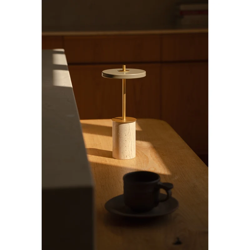 ASTERIA MOVE MINI CLAY TRAVERTINE MESSING PORTABLE