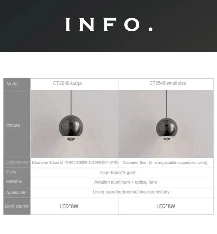 Suspension Boule Luminaire