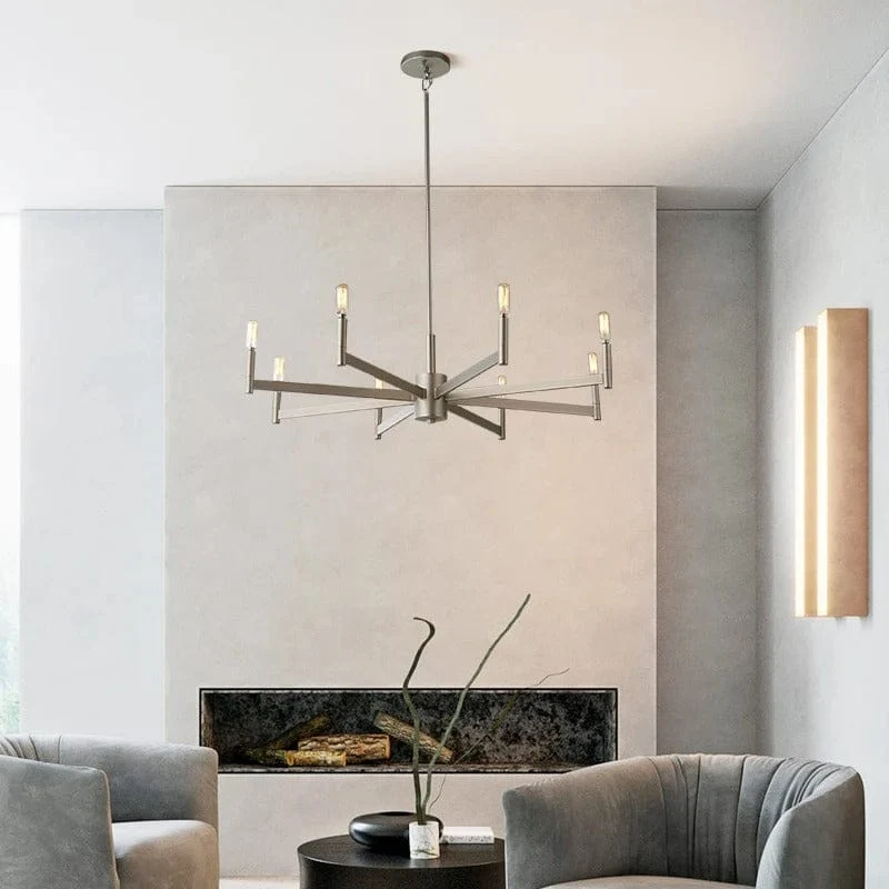 Suspension Industrielle Métal Bronze