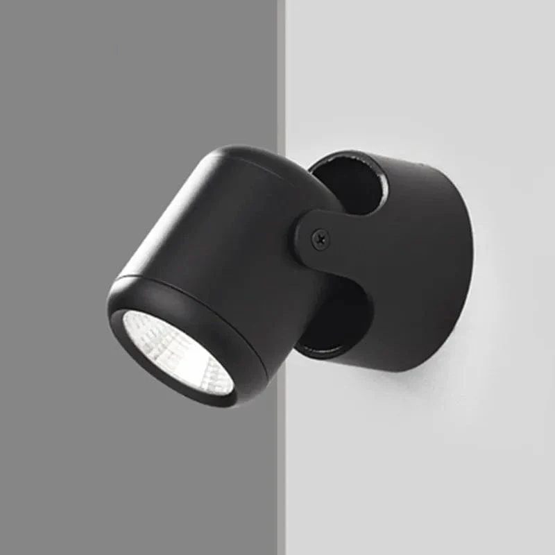 Mounted Adjustable Rotating Led Lamp Wall Lights Spotlight Track Decor Outdoor Light Decorative Luminaires Black White Folding