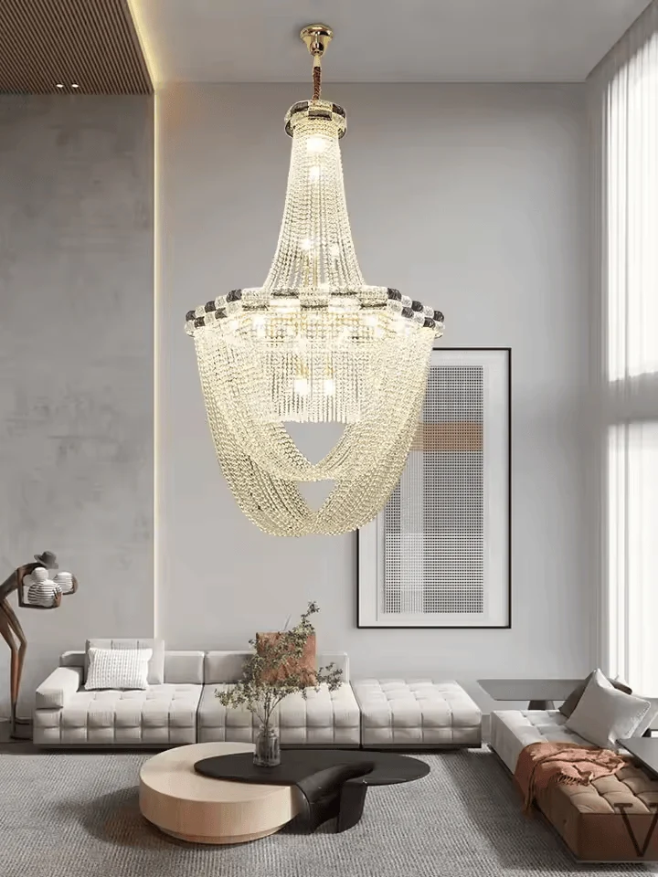 Lustre Pour Plafond Haut