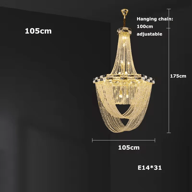 Lustre Pour Plafond Haut