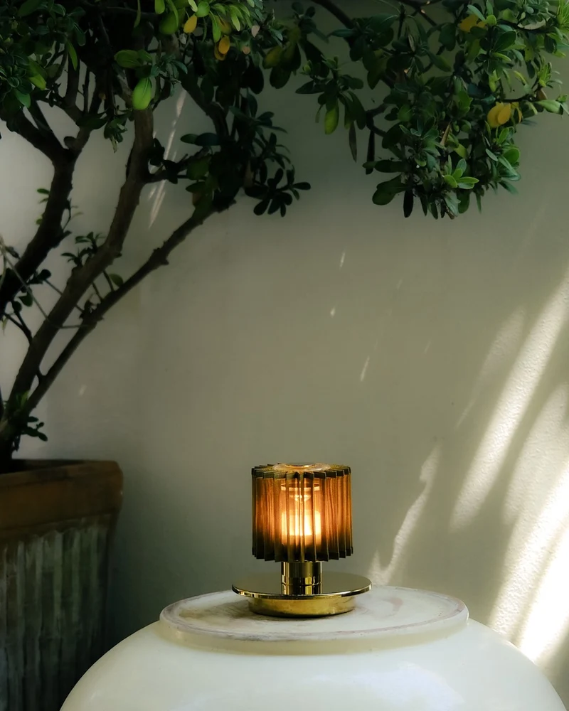 DCWéditions In The Sun 130 Portable Bordlampe - Guld/Guld