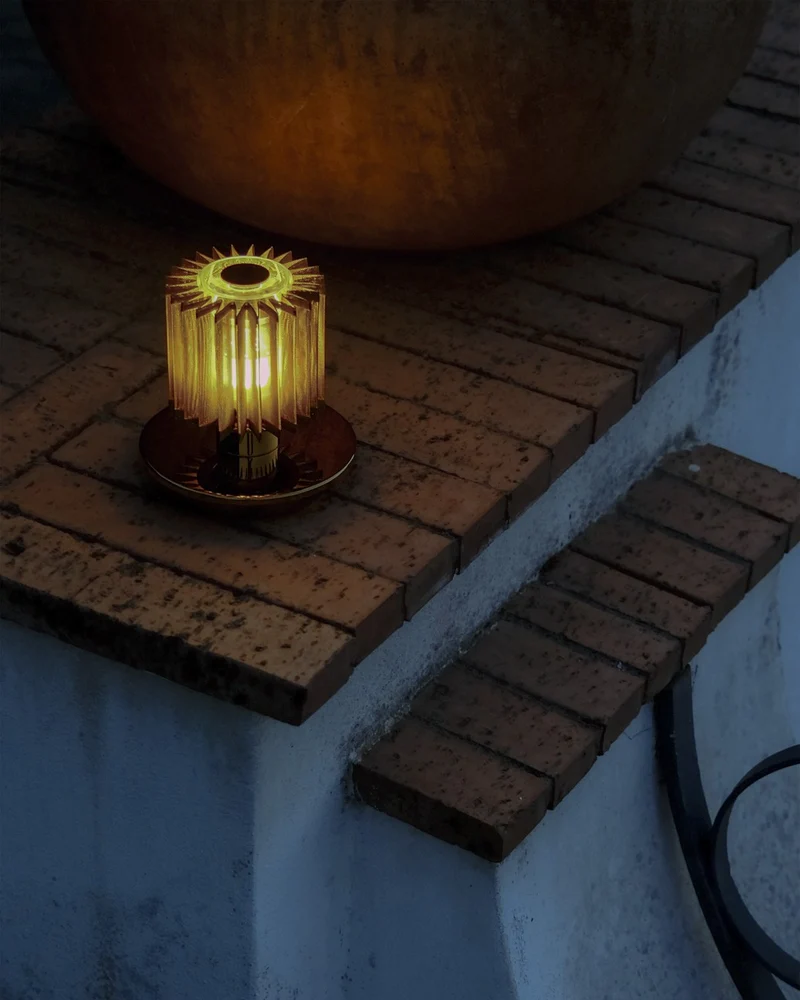 DCWéditions In The Sun 130 Portable Bordlampe - Guld/Guld