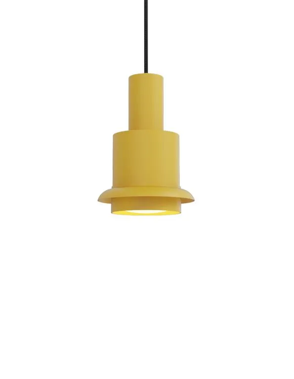 DCWéditions Chaumont Pendel Ø19×H28 - Yellow/Yellow