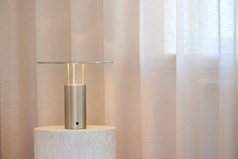 Tempel 280 Bordlampe - Aluminium/Stål - Piet Hein