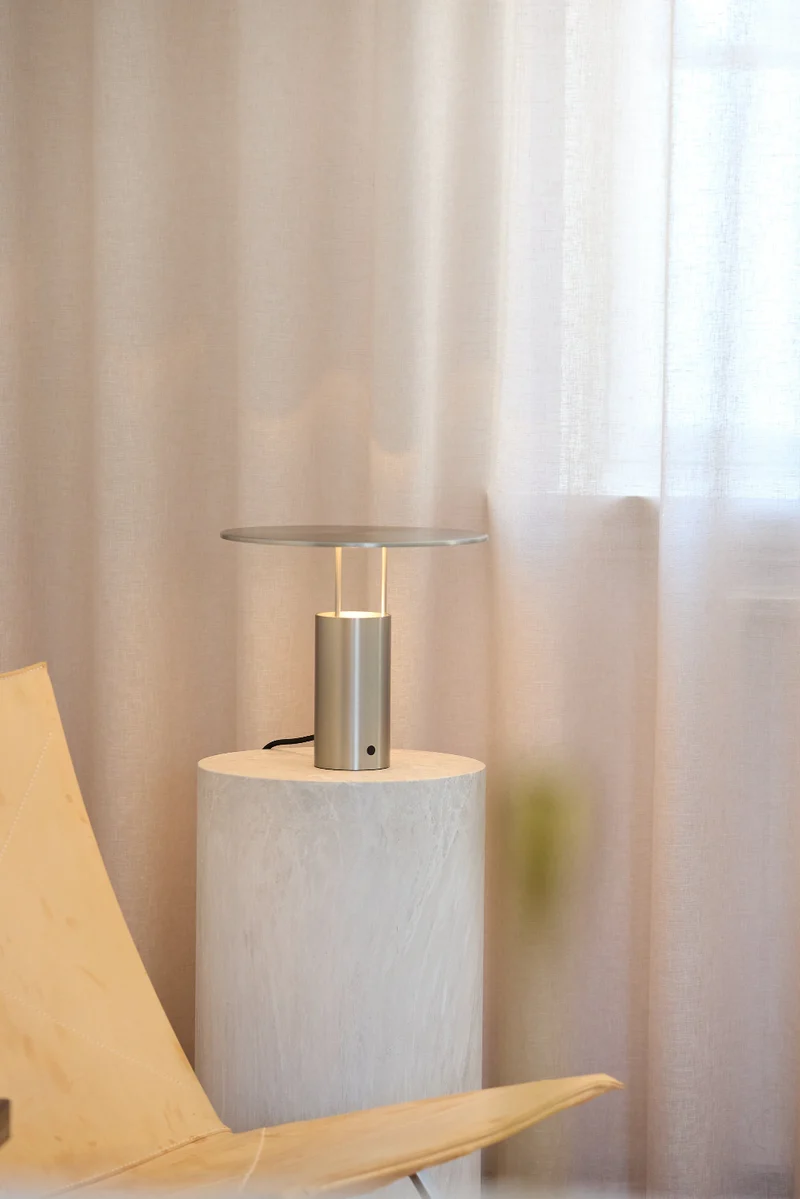 Tempel 280 Bordlampe - Aluminium/Stål - Piet Hein