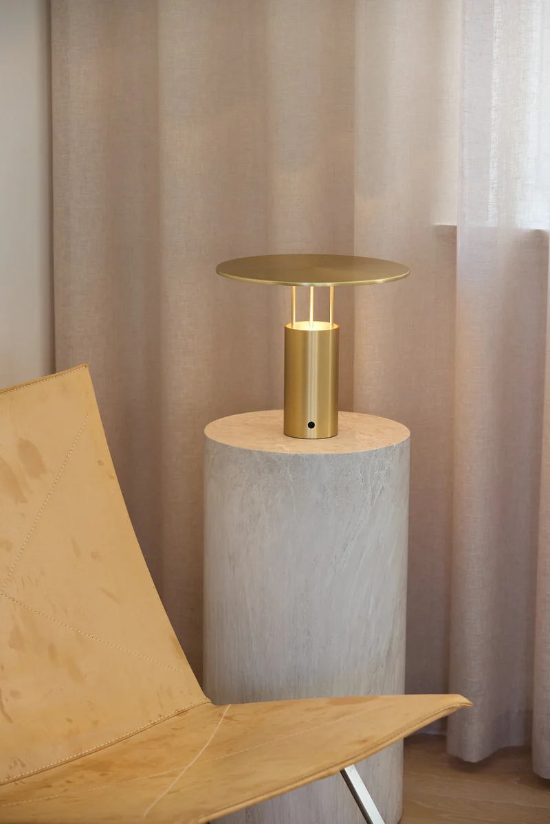 Tempel 280 Bordlampe - Messing - Piet Hein