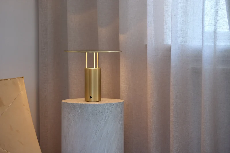 Tempel 280 Bordlampe - Messing - Piet Hein
