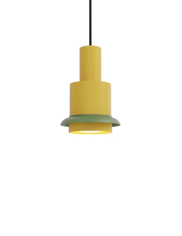 DCWéditions Chaumont Pendel Ø19×H28 - Yellow/Green