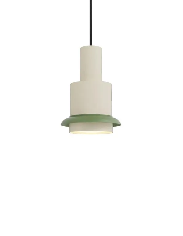 DCWéditions Chaumont Pendel Ø19×H28 - White/Green