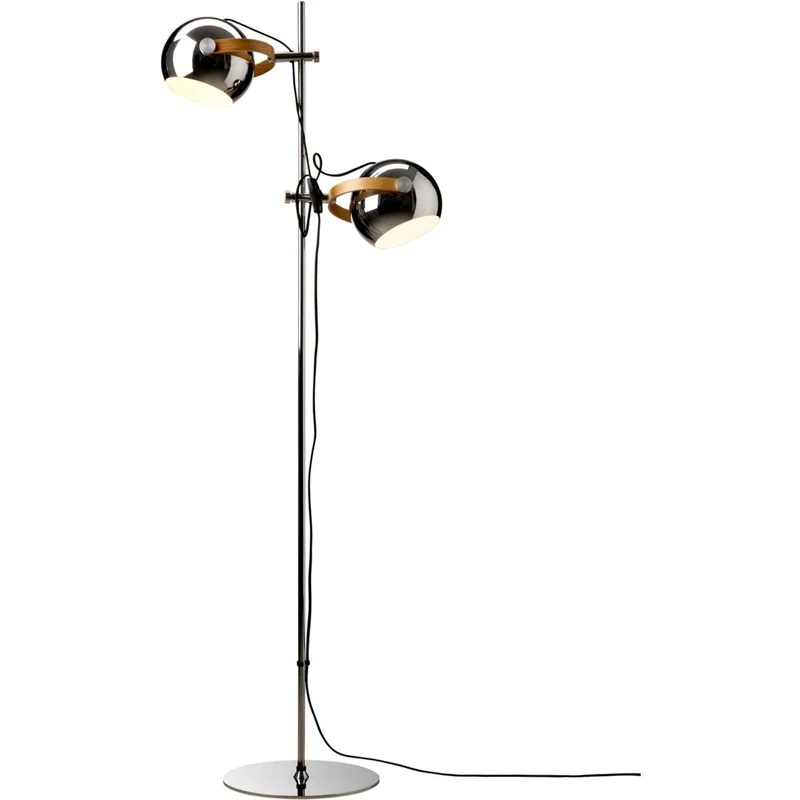 DC 2 ARM GULVLAMPE Ø18 KROM