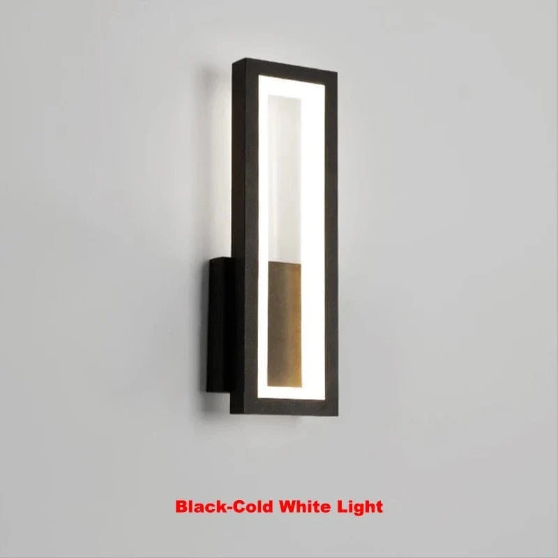 Modern Minimalist Wall Lamps Home Decor Living Room Bedroom Bedside 16w Ac96v-260v Led Sconce Black White Light Aisle Decoration