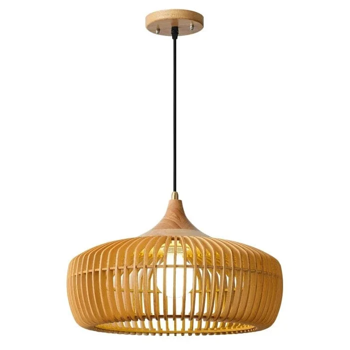 Petite Lampe Suspendue Bois