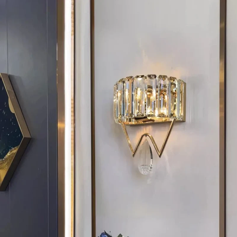 Lampe Murale en Cristal