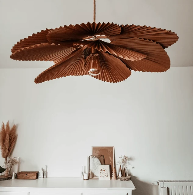 Suspension Cuisine Papier Style Boheme