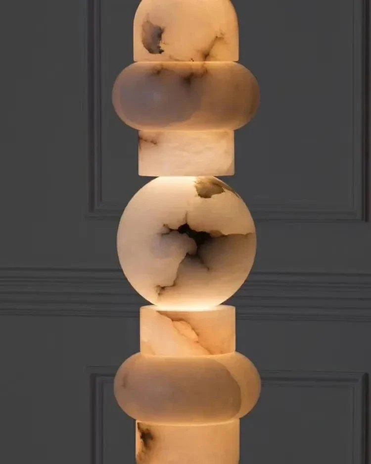 Lampe Haute pour Hotel en Marbre