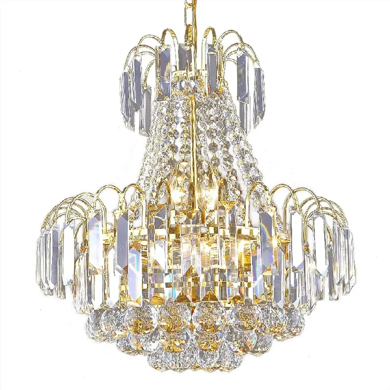 Lustre Luxe Chic en Cristaux