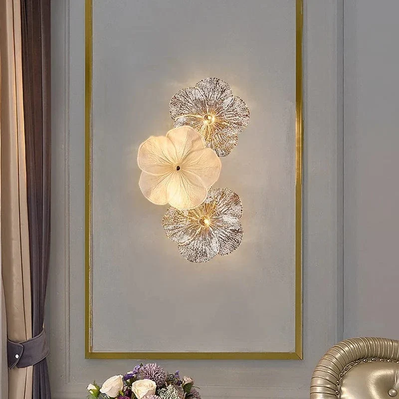 Decoration Murale LED Fleurs