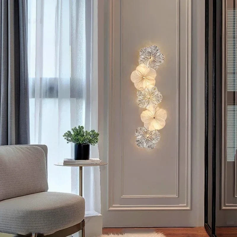 Decoration Murale LED Fleurs
