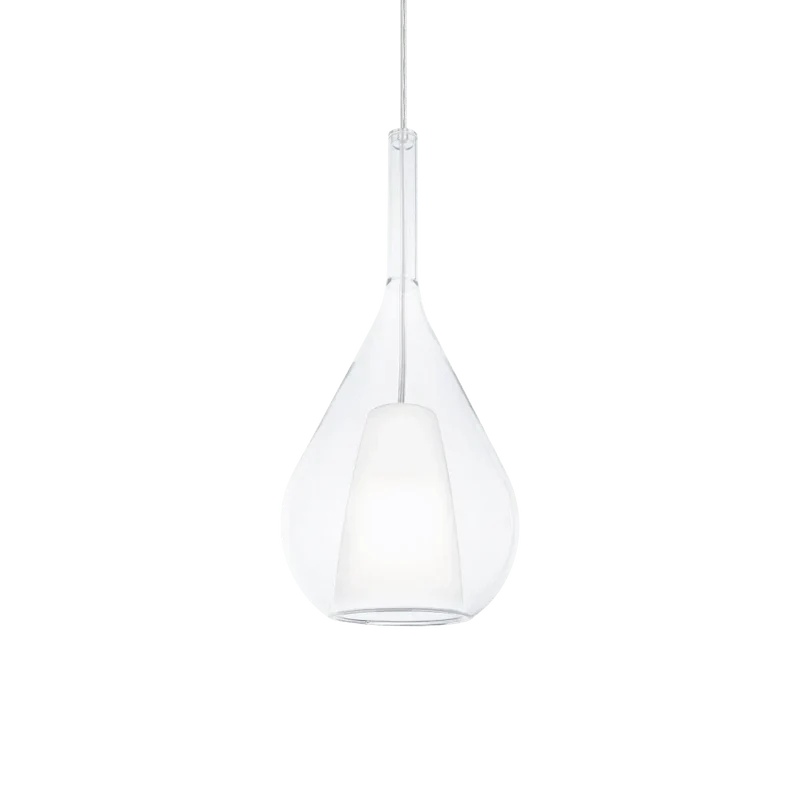 Suspension Verre Transparent Poire