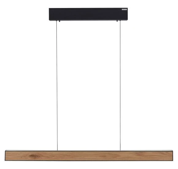 PURE E-MOTION LANGBORDSPENDEL MED MOTOR HEJS NATUR TRÆ/ SORT LED