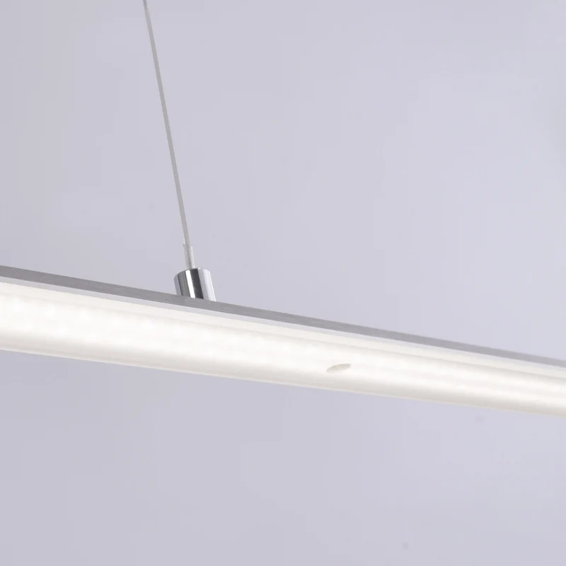 PURE-LITE LANGBORDSPENDEL 160 CM BØRSTET ALUMINIUM LED