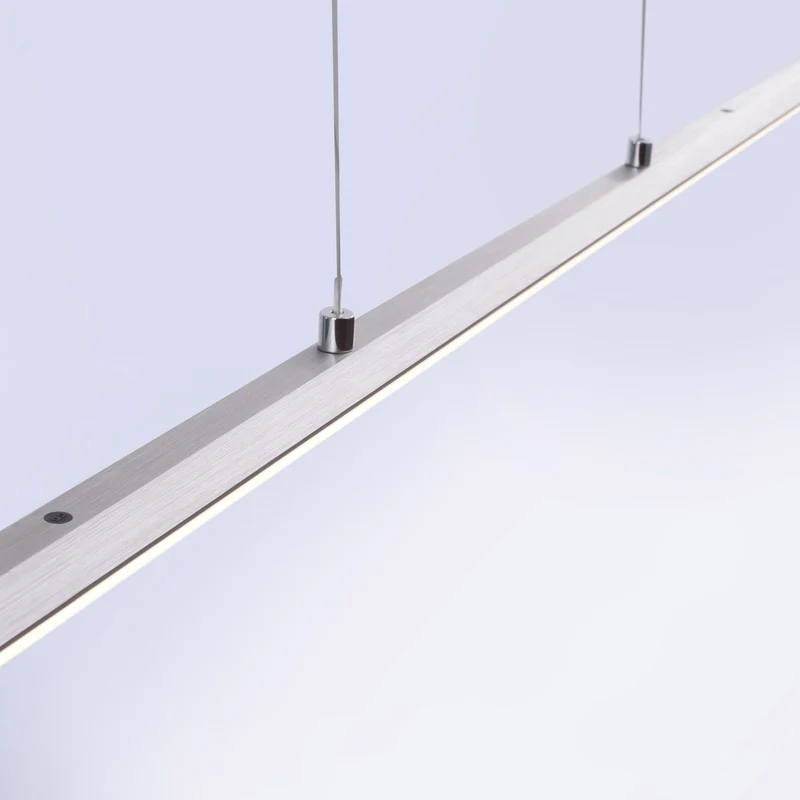 PURE-LITE LANGBORDSPENDEL 160 CM BØRSTET ALUMINIUM LED