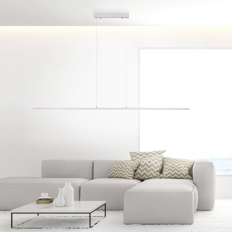 PURE-LITE LANGBORDSPENDEL 160 CM BØRSTET ALUMINIUM LED
