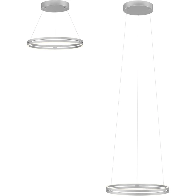 PURE E-LOOP PENDEL MED MOTOR HEJS BØRSTET ALUMINIUM LED