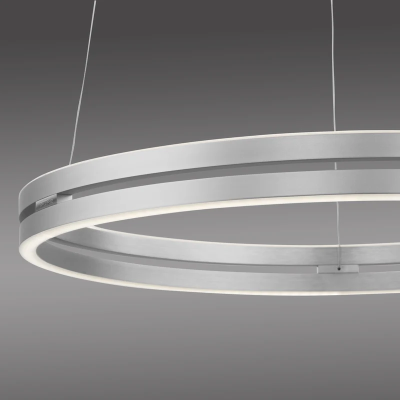 PURE E-LOOP PENDEL MED MOTOR HEJS BØRSTET ALUMINIUM LED