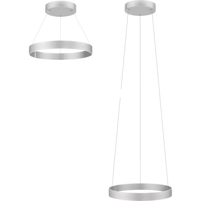 PURE E-CLIPSE PENDEL MED MOTOR HEJS BØRSTE ALUMINIUM LED