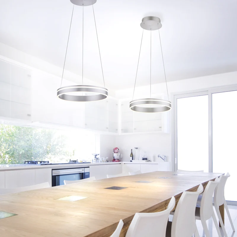 Q-VITO RUND PENDEL Ø40 BØRSTET ALUMINIUM LED