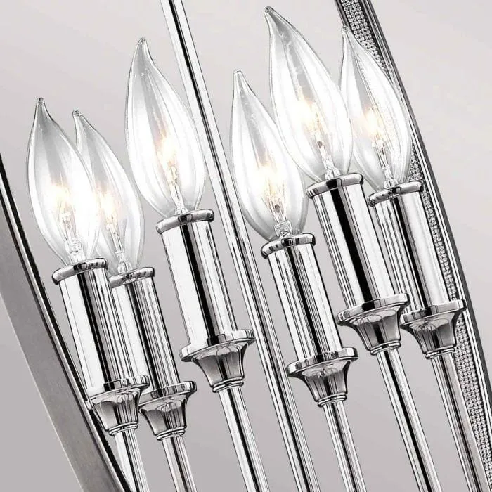 Lustre Salon Boule Argente