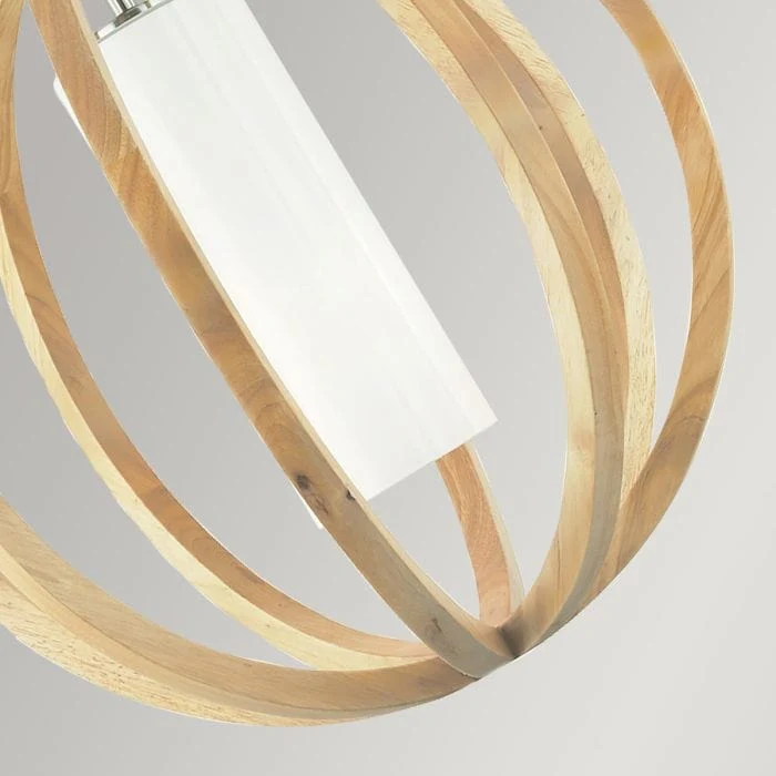 Suspension pour Entrée en Bois
