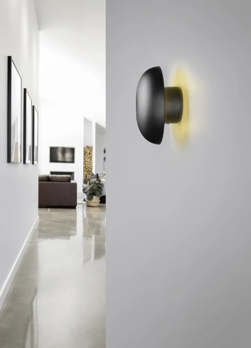 Luminaire décoratif mural bouton verre