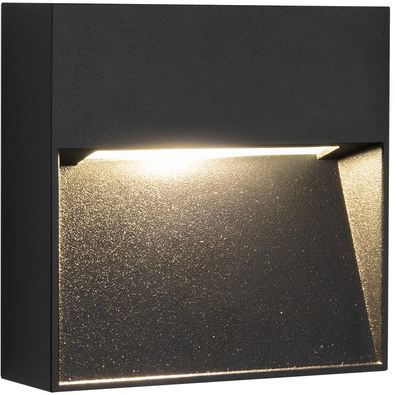 ARCA OUTDOOR STEP LED - VÆGLAMPE - SORT