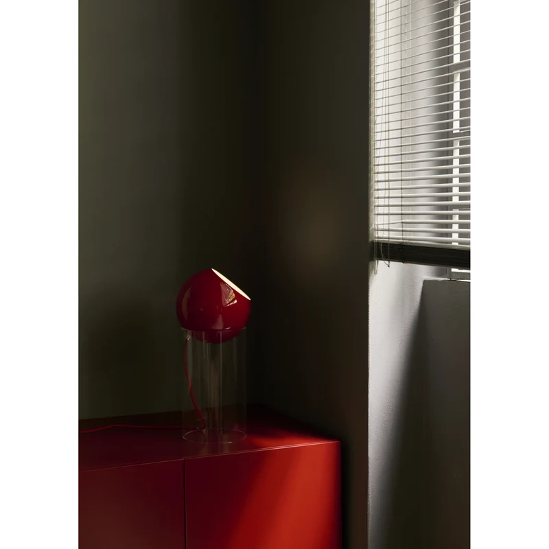 TOPAN VP14 - GULVLAMPE - AKRYL BASE OG VERMILION RED